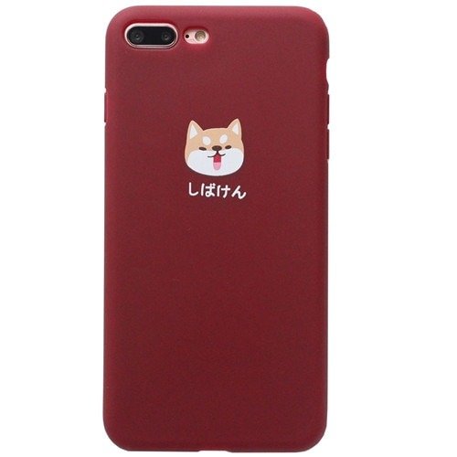 Smiley Shiba Inu Phone Case for iPhone 6 7 8 pLUS