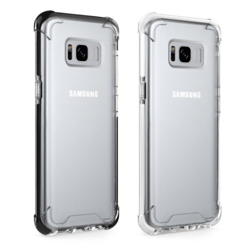 Heavy Duty Clear Rugged Case For Samsung Galaxy S8 / S9 / S8+ / S9+ – With Belt Clip & Tempered Screen Option