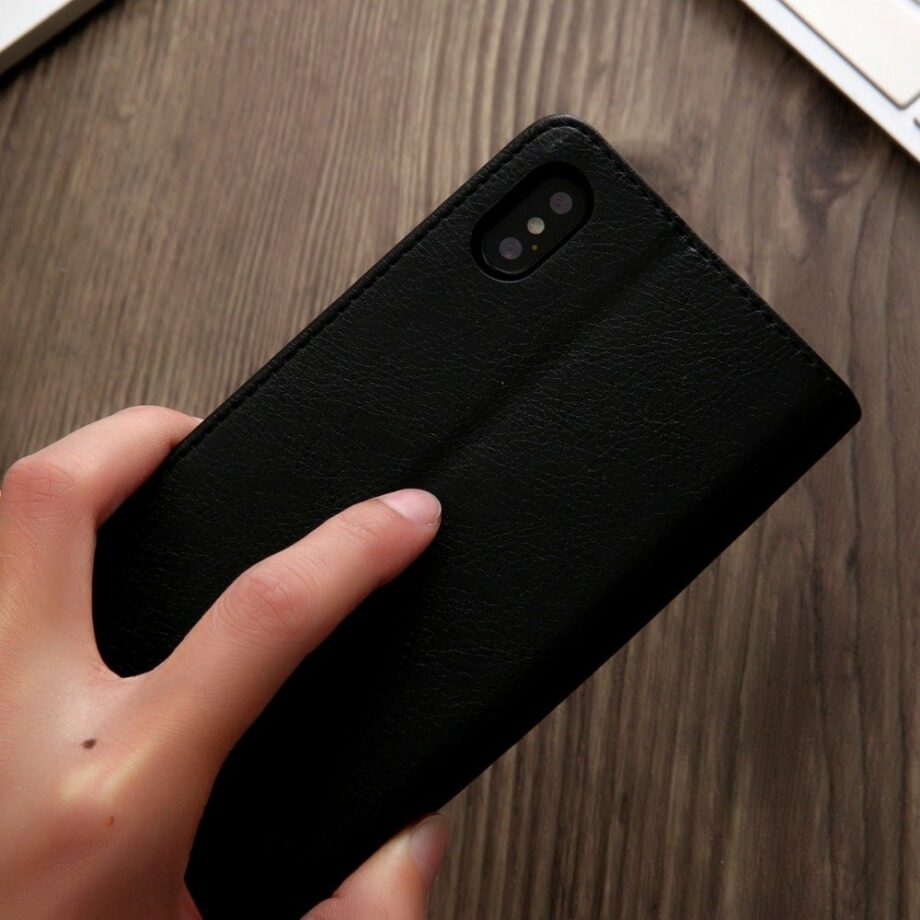 Iphone X Card Holder Leather Case