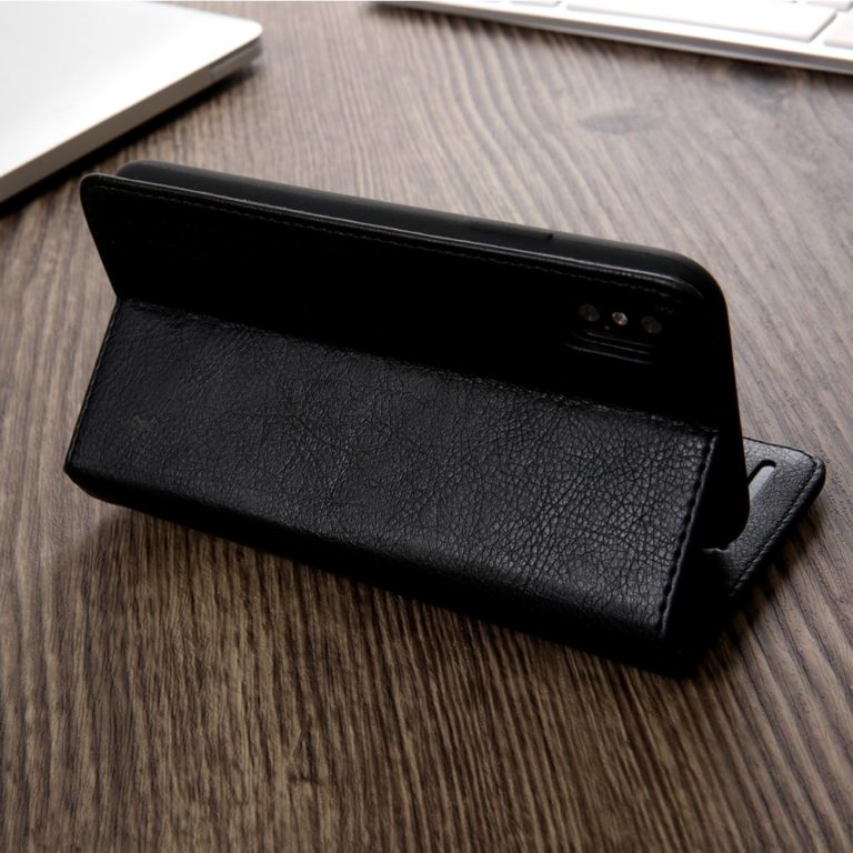 Leather Wallet Phone Case With Credit Card Holder For iPhone X
