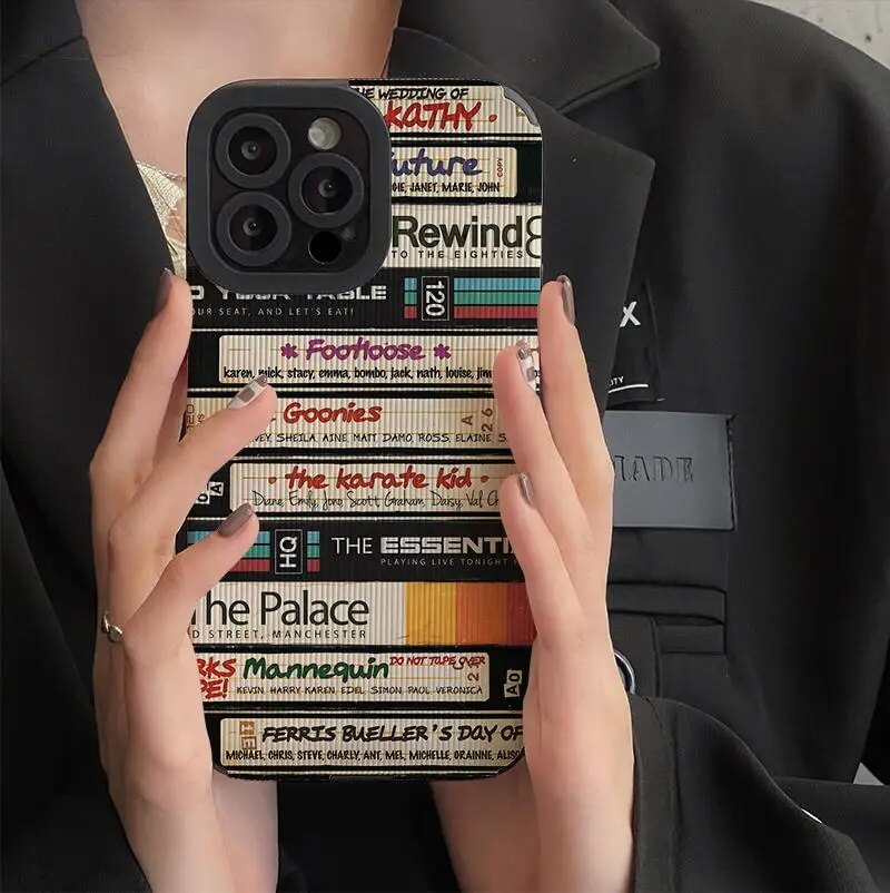 Graffiti Letter Art Book Spine Phone Case (1)