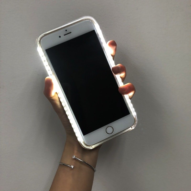 Light Up Phone Case For iPhone 6 6s 7 7s 8 8s Plus X Free Shipping
