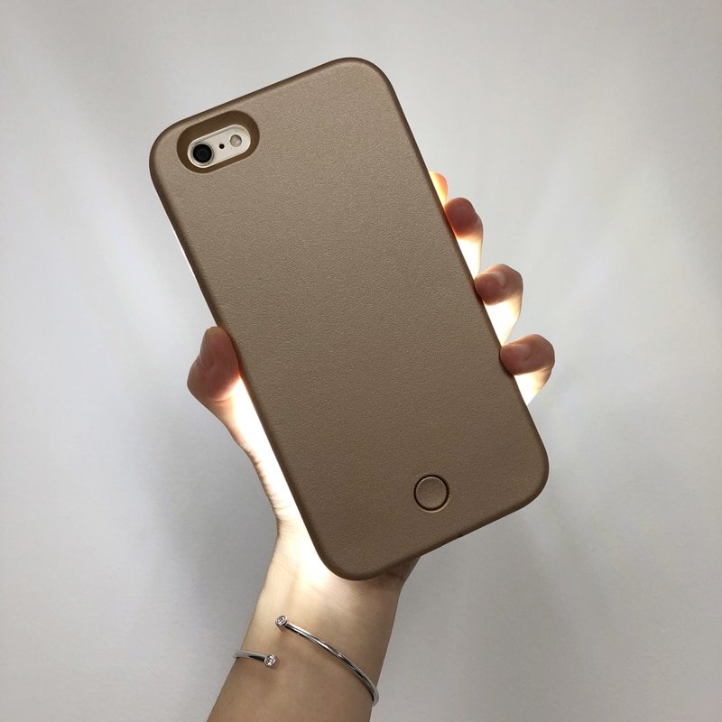 selfie light up iphone case