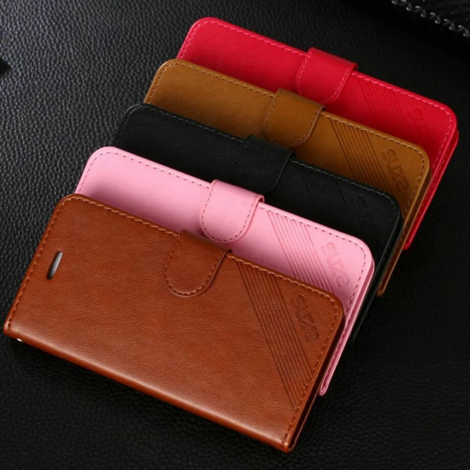 Apple iPhone Leather Wallet Phone Case