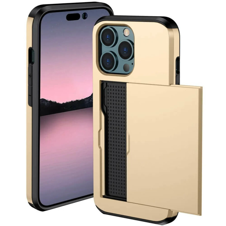 slide wallet phone case for iPhone 6,7,8 series