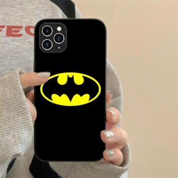 Yellow batman logo iPhone case