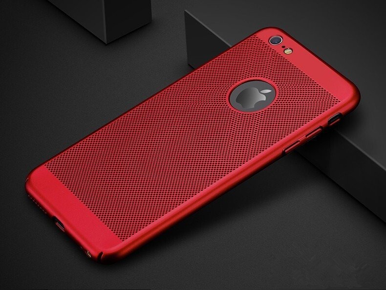 red Heat Dissipation Phone Case for iPhone 5S