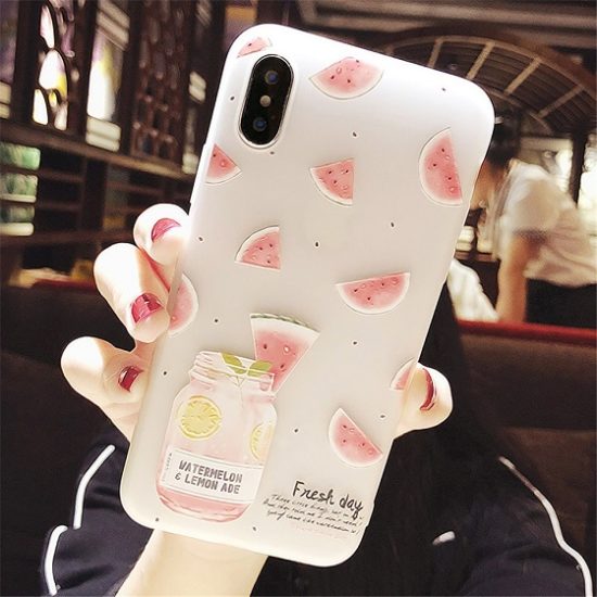 watermelon slice phone case for iPhone 6 7 8 Plus