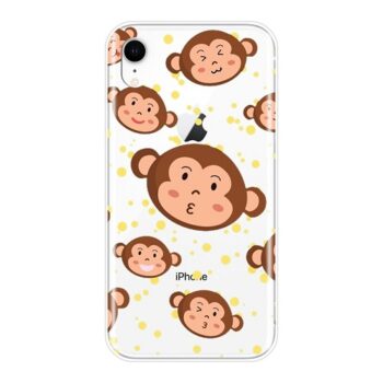 emoji monkey phone case for iPhone XS Max X Xr 6 Plus