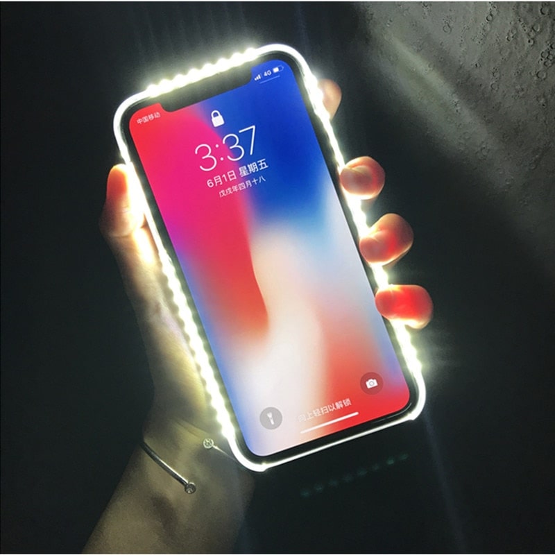 Led Light Selfie iPhone case