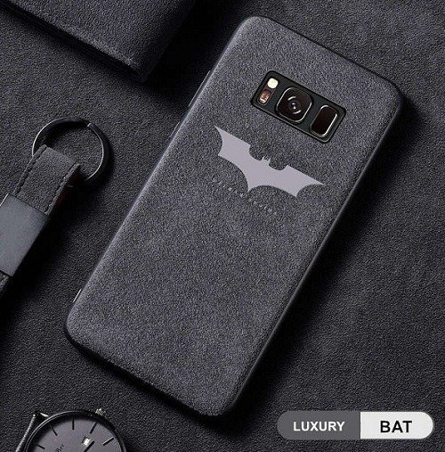 Batman Alcantara Case for Samsung Galaxy S21, S20 Plus, and S10