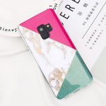 Colorful Splice Marble phone Case