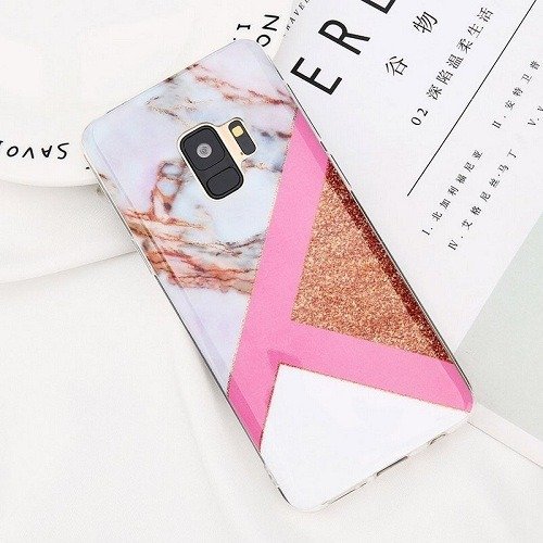 Colorful Splice Marble phone Case