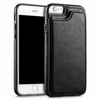 magnetic close leather wallet Samsung s9 plus cover 66