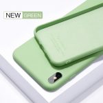 green liquid silicone iphone case