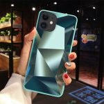 Green diamond mirror 3D phone Case