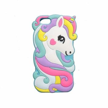 rabbit hors blue iphone case