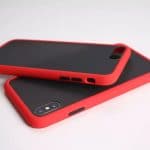 red Candy Color Matte Bumper Phone Case
