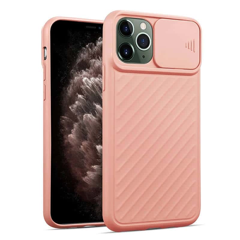 Pink camera protection iphone case
