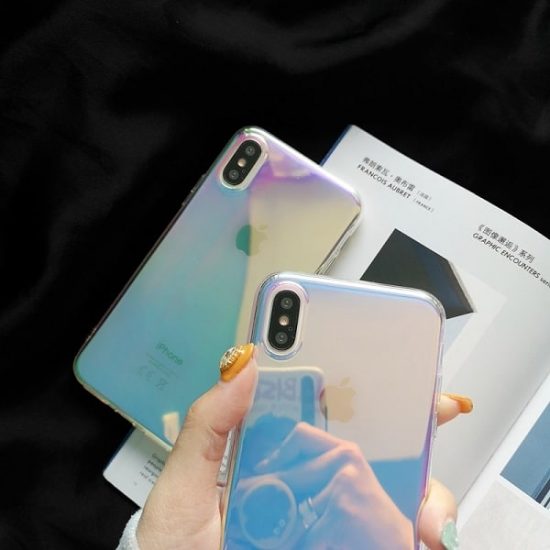 Glossy Gradient Color Rainbow Phone Case