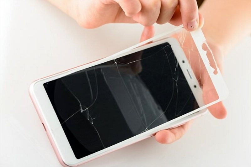 Fast and easy glass screen protector removal