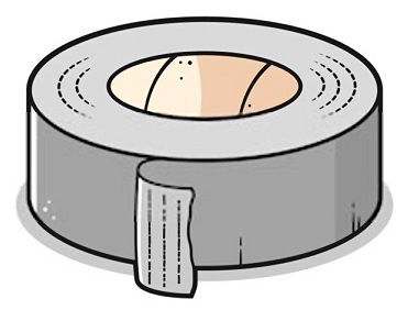 infographic: how to remove screen protector using duct tape