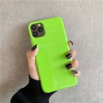 Green Bright Fluorescent Phone Case for iPhone Xs Max