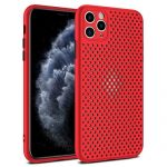 RED Heat Dissipation Breathable Phone Case for iPhone XS
