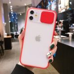 Red Blurred Camera Lens Protection Phone Case