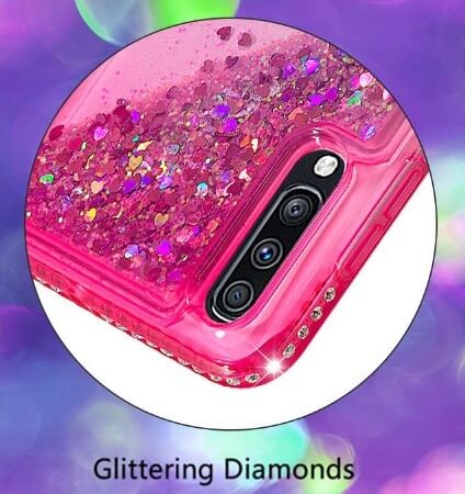 Waterfall Liquid Glitter Diamond Phone Case FOR SAMSUNG s20 PLus