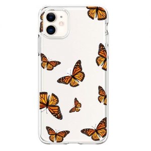 Brown Butterflies Phone Case for iPhone 7 8 Plus