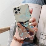 BLUE Mirror Butterfly Lens Protection Phone Case