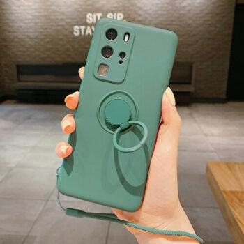 Dark Green Liquid Silicone Gel Phone Case for samsung galaxy s20 Ultra