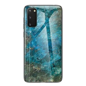 Marble Glass Phone Case for samsung galaxy s20, s20 plus, s20 ultra