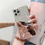 PINK Mirror Butterfly Lens Protection Phone Case