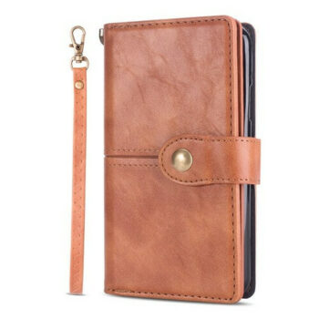 brown galaxy s20 flip wallet case
