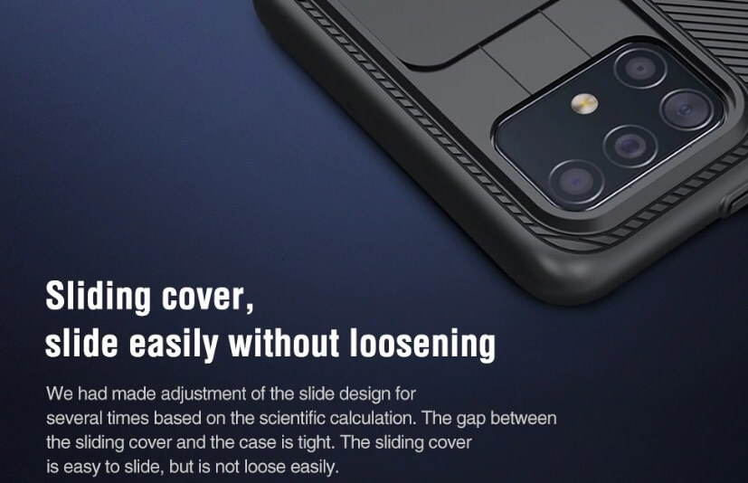 SLIDING COVER. SLIDE EASILY WITHOUT LOOSENING