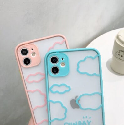 clouds phone case