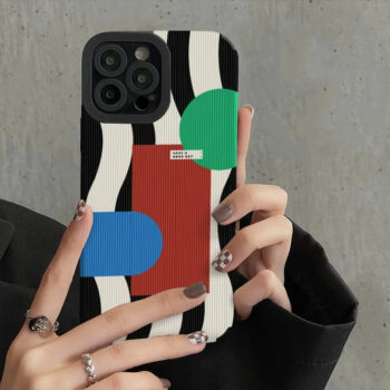 Abstract Art Painted Phone Case - updated