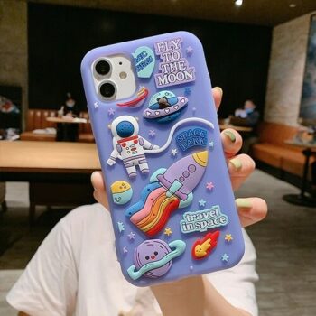 3D Space Astronaut Phone Case