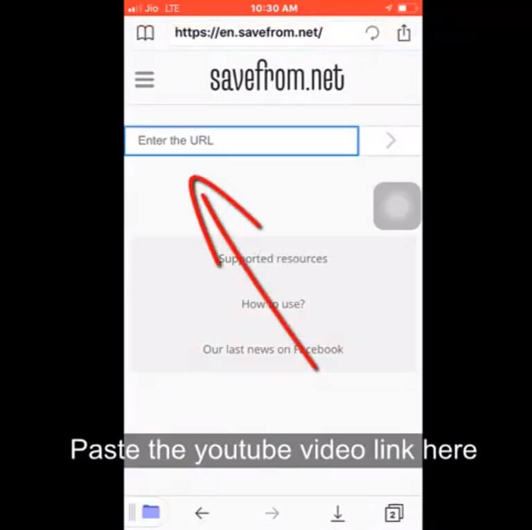 Step to download youtube videos to iPhone