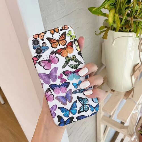 Colorful Butterfly Phone Case For iPhone 11+/11 Pro /XR/ XS MAX