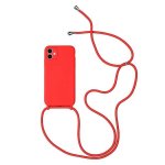 Red phone Case With a Lanyard