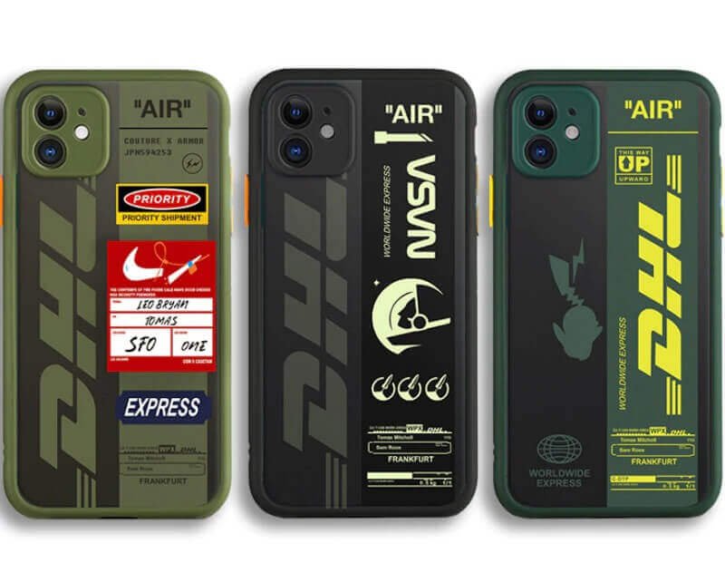 DHL express air ticket phone case For iPhone 11 Pro Max