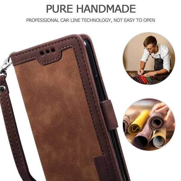 Handmade Leather Magnetic iPhone 11 Pro Case