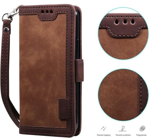 Handmade Leather Magnetic iPhone 11 Pro Max Case