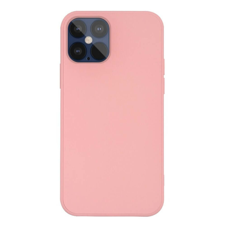 Pink Liquid Silicone iPhone 12 Pro Case