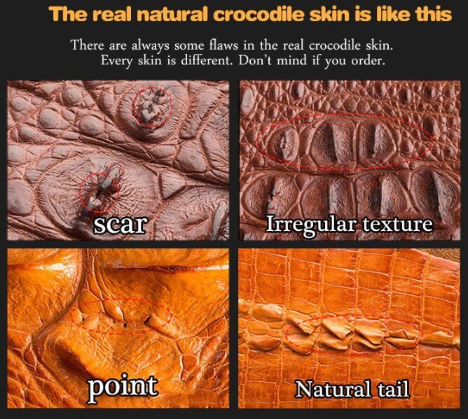 Real crocodile Skin phone case