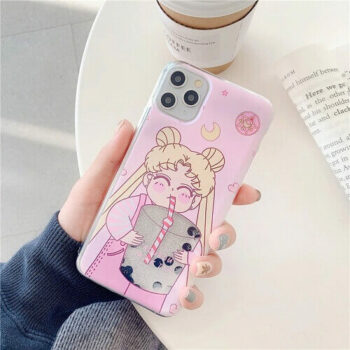Sailor Moon bubble tea iPhone Case (1)