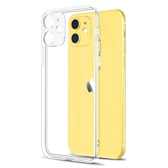 Ultra-Thin Clear phone Case with camera lens protection for iPhone